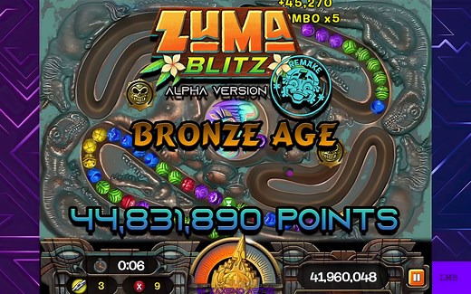 Zuma Blitz Remake [Alpha] | 青铜时代 [44.83M Pts]