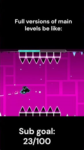 Full versions of main levels be like: