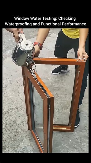 Window Water Testing: Checking Waterproofing and Functional Performance.
