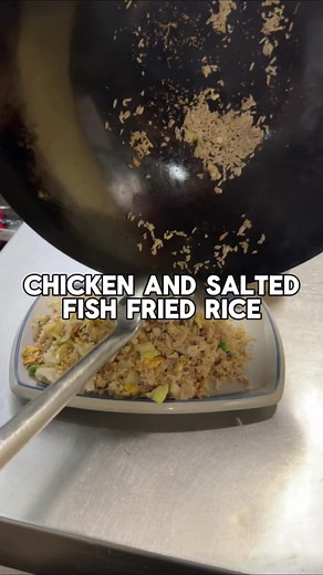 Delicious Chicken & Salted Fish Fried Rice Recipe