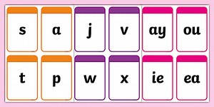 Phase 2-5 Phoneme Phonics Flashcards Pack