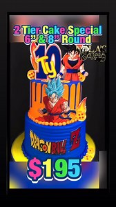 4.6K views | 2 Tier Cake 6” & 8” round. all buttercream absolutely no fondant.. all April long, it’s great for graduation…. Book your future date before it’s too late.. | Nola Bakery | Facebook