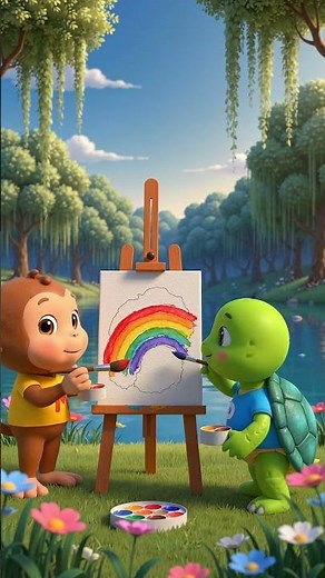 I Can Sing a Rainbow 🌈 | Colors Song for Kids | Learn Colors in English | short