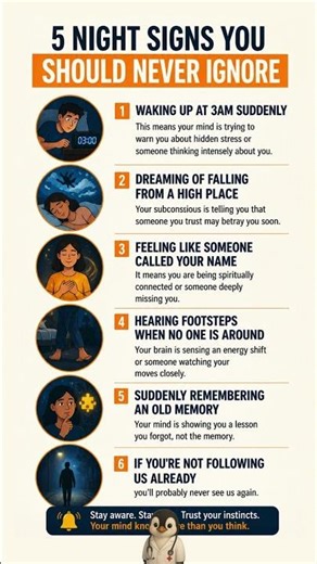 5 Night Signs You Shouldn’t Ignore 🚨