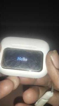 Touch screen LCD display earbuds Feature #trending #shorts