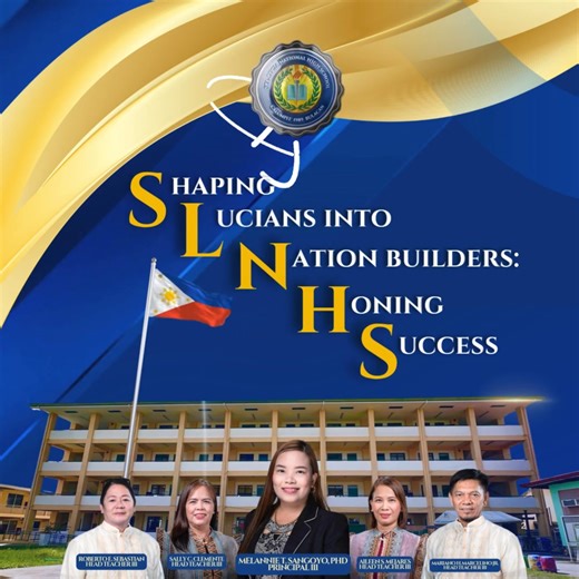 📢 ANNOUNCEMENT Sta. Lucia National High School Please be informed of the schedule of classes and activities for Monday, November 3, 2025. ALTERNATIVE DELIVERY MODE (ADM) All Grade Levels (Grades 7 to 12) Classes for all grade levels will be conducted through Alternative Delivery Mode (ADM). Learning tasks will continue through online or modular learning. Let us remain committed to our shared mission of quality education and excellence—Shaping Lucians into Nation Builders: Honing Success. #StaLu
