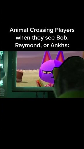 Bob, Raymond, and Ankha get the Animal Crossing players goin’! 🤪