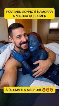 Quero namorar a Mística! #mística #xmen #vingadores #marvel #memes