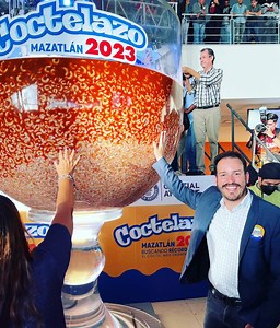 Asi se preparó el Coctel de camarón mas grande del mundo🦐 Record Guinness para Mazatlán Sinaloa Mexico🏆 | Soy Patasalada