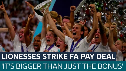 Lionesses reach agreement with the FA in dispute over World Cup bonuses - Latest From ITV News