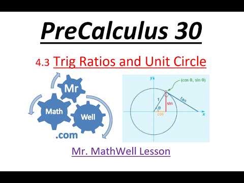 PC 30 4.3 Trig Functions and the Unit Circle MM Lesson