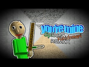 BALDI'S BASICS SONG COVER/REMIX (YOU'RE MINE) | VISUALIZER | Original By DAGames