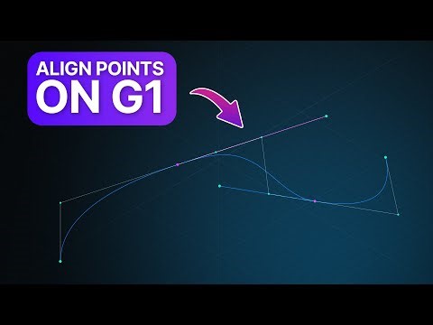 How to Align Control Points on G1? - Plasticity Quick Tip