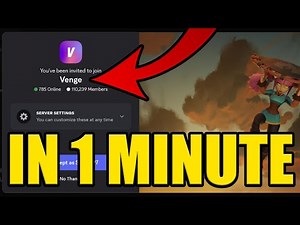 HOW to JOIN VENGE DISCORD SERVER ✅PC & MOBILE✅