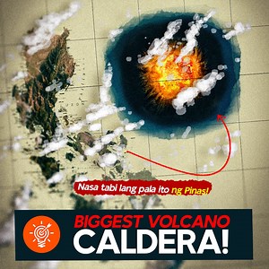 125K views · 2.5K reactions | Ang pinakamalaking volcano caldera sa buong mundo, nasa tabi lang pala ng Pilipinas! Paano kung sumabog? | Archlight | Facebook