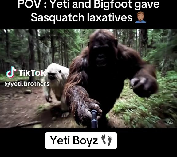 Sasquatch's Hilarious Laxative Prank with Yeti