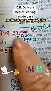 How to code OB delivery medical coding certification exam example tip hack AAPC NHA AHIMA