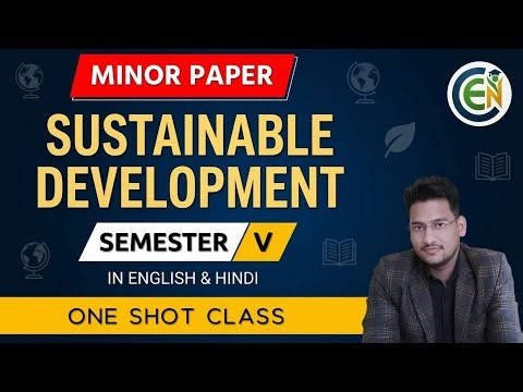 Sustainable Development One Shot Class | Minor Sustainable Development Sem 5 Class | PDUSU Updates