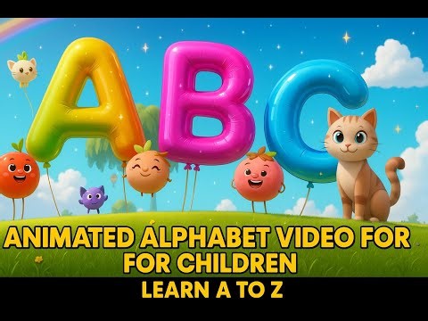 Animated Alphabet Video for Children | Learn A to Z