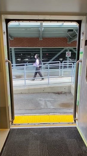 GO Train Door Closing and Chime at Centennial Station