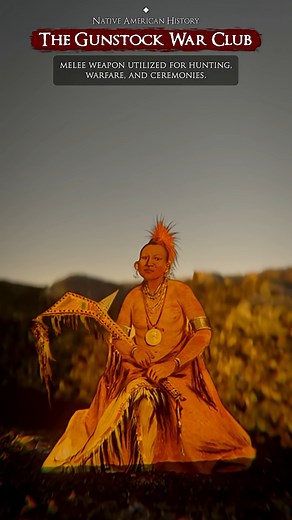 The Native American Gunstock War Club The gunstock war club is a distinctive and effective weapon traditionally used by Native American tribes, particularly in the Northeastern regions of North America. Named for its resemblance to a gunstock, this heavy bludgeoning tool features a curved head and a sturdy haft, allowing it to deliver powerful strikes in close combat. Crafted from durable hardwood, the gunstock war club was often adorned with intricate carvings, feathers, and other decorative el