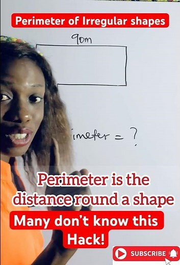 How to find the perimeter of Irregular shapes #viralmath