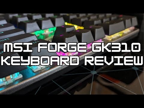 MSI Forge GK310 Keyboard | Review