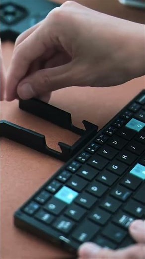 The perfect keyboard for digital nomads. #productivity #minikeyboard #keyboard