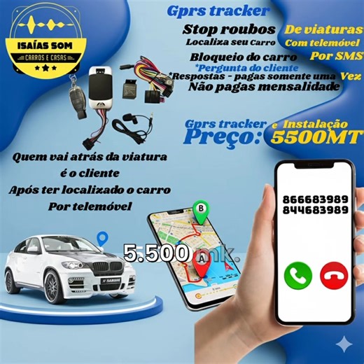 67 reactions | GPS Tracker Montagem grátis Maputo e Matola Rastreio em tempo real Bloqueio do motor a distância Microfone interno Cerca geográfica Alerta de ignição on/off Alerta de desconexão da bateria Localização :próximo a praça dos heróis fazemos entregas Maputo e Matola Contacto: 866683989 / 844683989 | Isaias som | Facebook