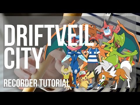 How to play Driftveil City (Pokemon) by Hitomi Sato on Recorder (Tutorial)