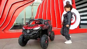 Big Size Kids Electric Car With Double Seat Children Electric Ride on Toy Car With Remote Control