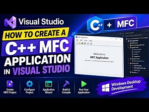 How to Create a C++ MFC Application in Visual Studio