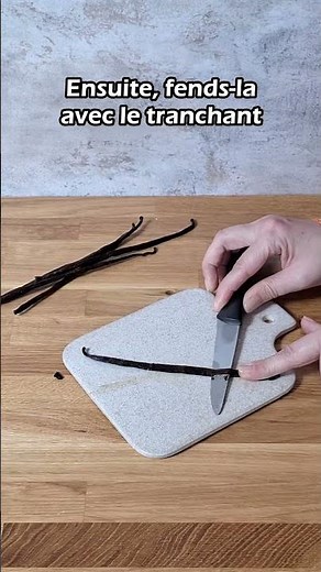 How to extract vanilla beans like a chef? 🤔🍃