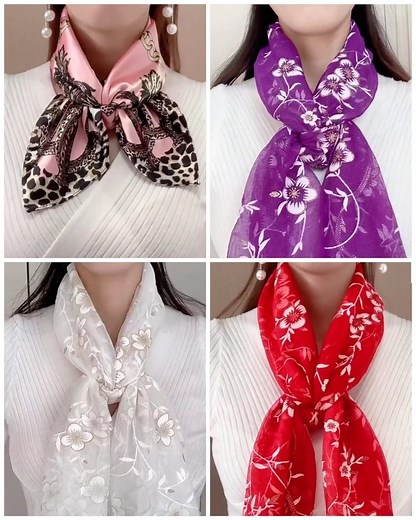 457K views · 3.6K reactions | Stylish ways to tie scarf around neck at home | Sew creativity | Facebook