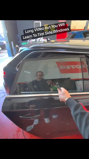Learn To Tint Side Windows #howtotiktok #windowtint #tinting #pov | window tint