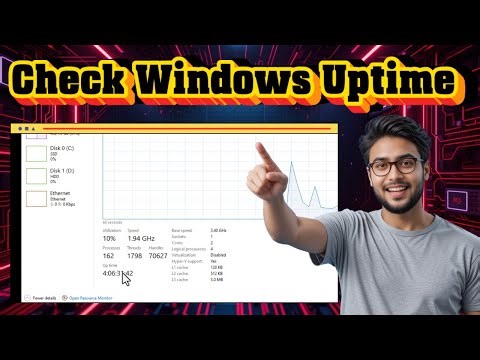 How To See Uptime In Windows 10 | System Performance (2026)