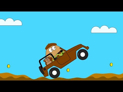 Pou Militar acelerando no seu carro | Pou Vlogs