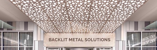 Backlit Metal Solutions - Moz Designs | Architectural Products   Metals