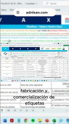 🉐Plantilla Hoshin Kanri en excel