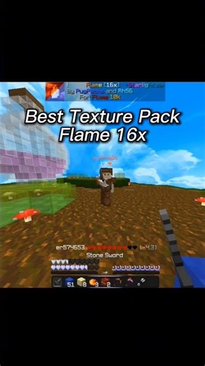 Best Texture Pack For Minecraft 1.8.9 - Flame 16x 🔥#shorts #minecraft