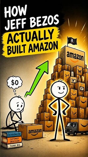 How Jeff Bezos Actually Built Amazon | From $0 to Billions #jeffbezos #amazon #billionaire