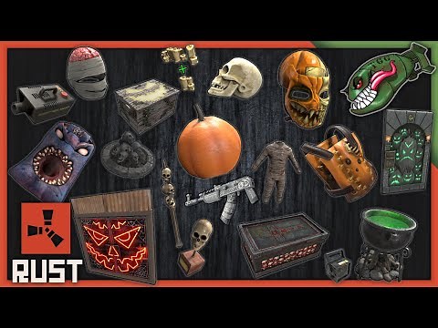 Rust Skins | Halloween 2021 Week 2, New Skull Rock & Carvable Pumpkin!
