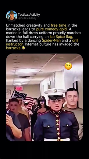 Funny Ice Spice Flag Barracks Parade #army