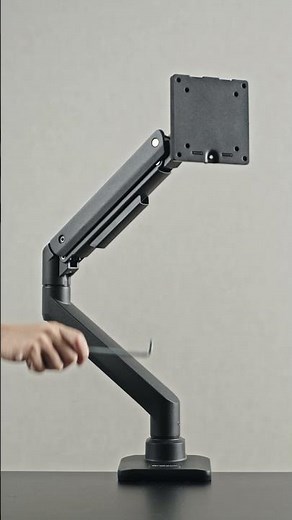 Say goodbye to neck strain and messy desk wires. ✨ #brateck #desksetup #tech #monitorstand #home