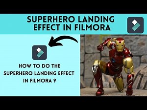 How to Fly & Land like a Super-Hero using Filmora 9 (easy) 2021