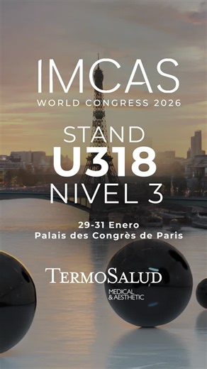 TERMOSALUD on Instagram: "⚡Estamos en @imcascongress 2026⚡ Visítanos y descubre la nueva era de la remodelación corporal con ZIONIC PRO MAX. ⚠️ Más novedades en tratamientos y tecnologías que marcarán el futuro de la medicina estética en 2026 te están esperando. 📍 IMCAS World Congress 2026, Paris 📅 29–31 de enero de 2026 📌 Stand U318 | Nivel 3 . . . #medicaldevice #aestheticmedicine #zionicpromax #imcascongress"