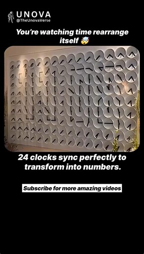 520 Clock Hands Form One Digital Time 😳⏰