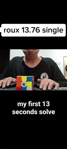 roux 13.76 single #cubing #speedcubing #speedsolving #3x3 #roux