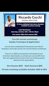 Are you interested in Latin Ballroom dancing? Here is a great...