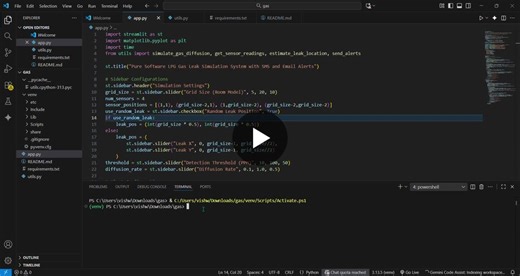 #iot #safetysystems #streamlit #python #alertsystem #gasleakdetection #realtimemonitoring #projectlearning #automation #techinnovation | Vishwandh V